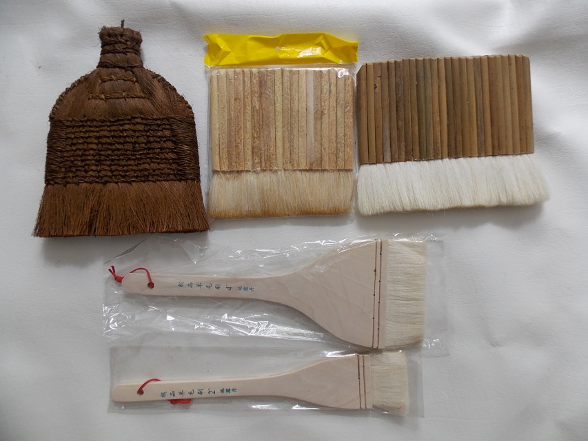 Vtg Natural Japanese Hake Brush: Japanese Sumi Painting / Watercolor - NOS  (2)